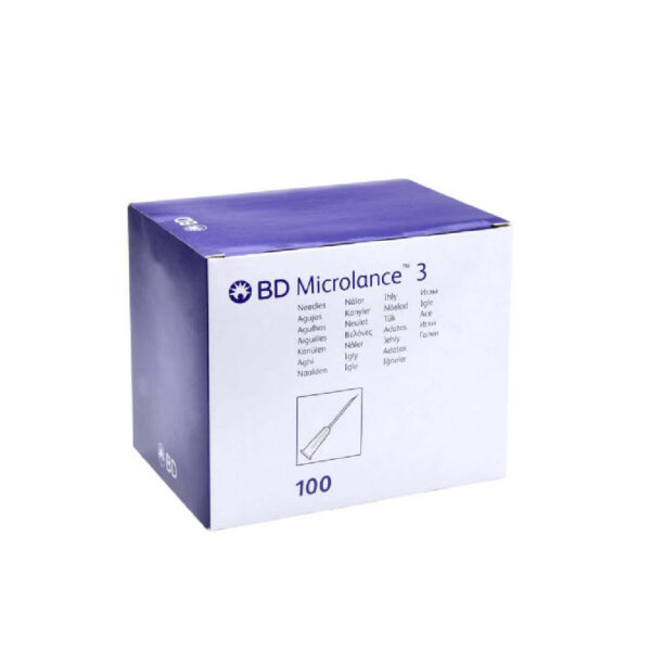 BD Microlance 3 Needles Blue 23g x 1" x 100