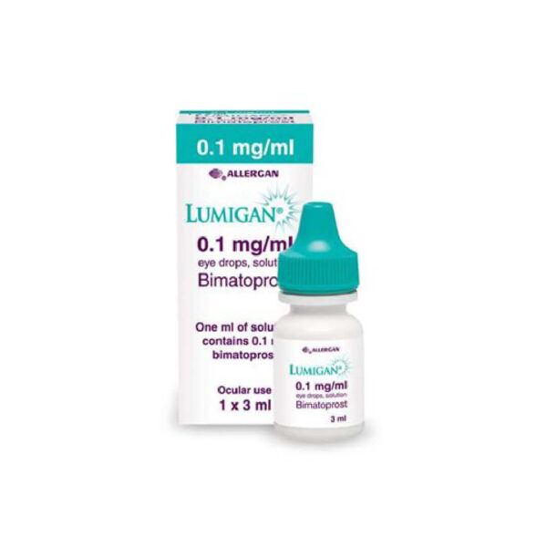 Lumigan 100mcg/ml eye drops 3ml