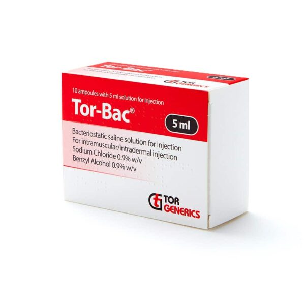 Tor-Bac Saline Solution For Injection (5x5ml)
